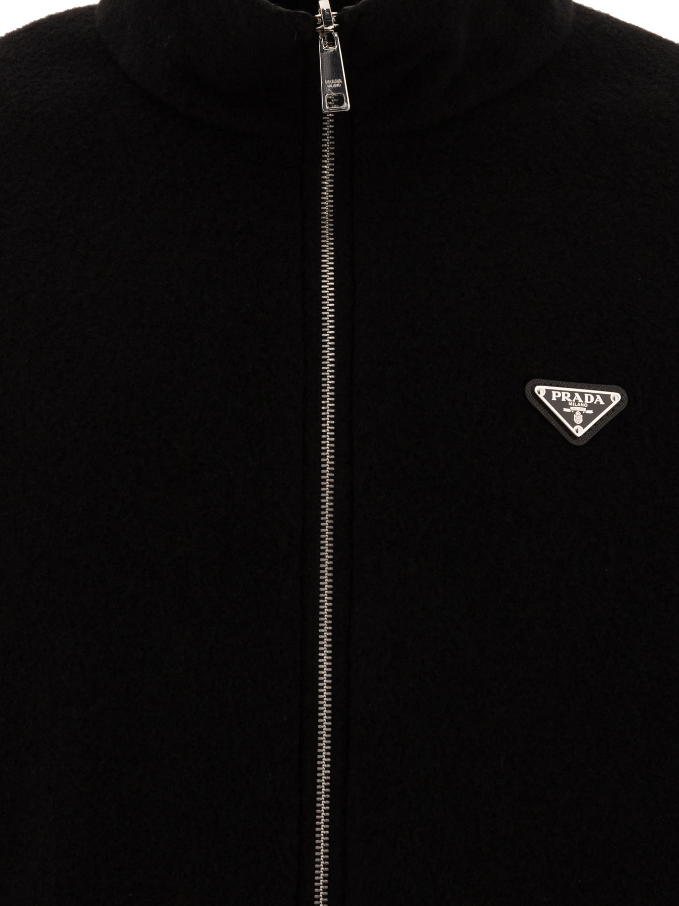 PRADA Black   Reversible cashmere jacket